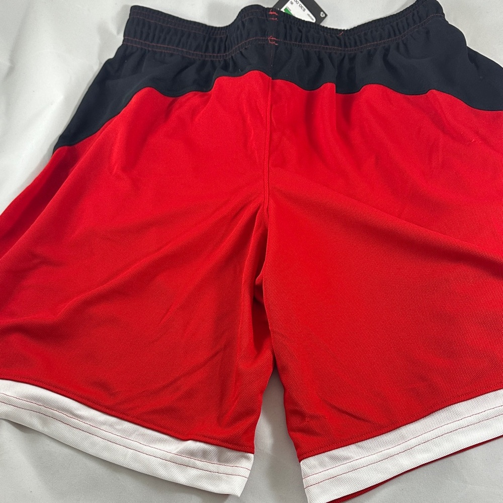 Under Armour Men's Red and Black Athletic Shorts - Picture 5 of 6